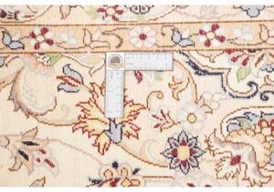 Tappeto Nain 9la Medaglione Floreale Avorio Blu Chiaro 133x212 Cm