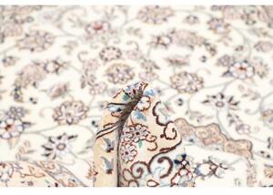 Tappeto Nain 9la Medaglione Floreale Avorio Blu Scuro 135x210 Cm
