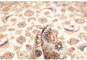 Tappeto Nain 9la Medaglione Floreale Avorio Blu Chiaro 133x212 Cm