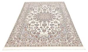Tappeto Nain 9la Medaglione Floreale Avorio Blu Scuro 130x208 Cm