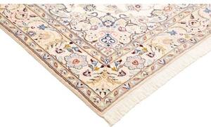 Tappeto Nain 9la Medaglione Floreale Avorio Rosa 165x255 Cm
