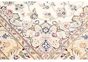 Tappeto Nain 9la Medaglione Floreale Avorio Rosa 165x255 Cm