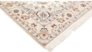 Tappeto Nain 9la Medaglione Floreale Avorio Blu 160x270 Cm