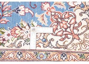 Tappeto Nain 9la Medaglione Floreale Azzurro Avorio 124x197 Cm