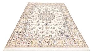 Tappeto Nain 9la Medaglione Floreale Avorio Rosa 165x255 Cm
