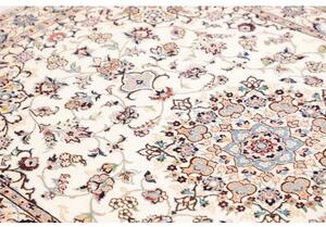 Tappeto Nain 9la Medaglione Floreale Avorio Blu 138x214 Cm