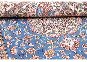 Tappeto Nain 9la Medaglione Floreale Azzurro Avorio 124x197 Cm
