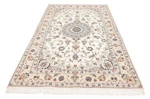Tappeto Nain 9la Medaglione Floreale Avorio Blu 160x270 Cm