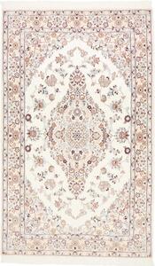 Tappeto Nain 9la Medaglione Floreale Avorio Bordeaux 130x215 Cm