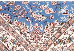Tappeto Nain 9la Medaglione Floreale Azzurro Avorio 124x197 Cm