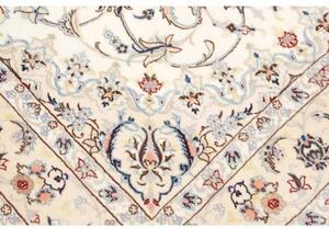 Tappeto Nain 9la Medaglione Floreale Avorio Blu 160x270 Cm
