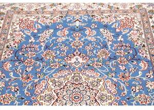 Tappeto Nain 9la Medaglione Floreale Azzurro Avorio 124x197 Cm