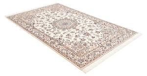 Tappeto Nain 9la Medaglione Floreale Avorio Blu 138x214 Cm