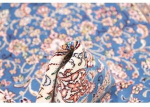 Tappeto Nain 9la Medaglione Floreale Azzurro Avorio 124x197 Cm