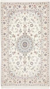 Tappeto Nain 9la Medaglione Floreale Avorio Blu 160x270 Cm