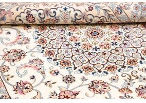 Tappeto Nain 9la Medaglione Floreale Avorio Blu 150x242 Cm