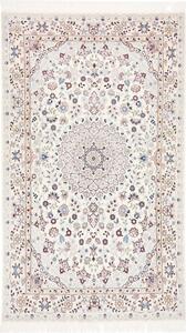 Tappeto Nain 9la Medaglione Floreale Avorio Blu 132x208 Cm
