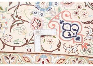 Tappeto Nain 9la Medaglione Floreale Avorio Azzurro 157x254 Cm