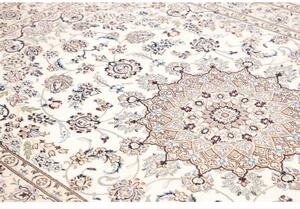 Tappeto Nain 9la Medaglione Floreale Avorio Blu Scuro 170x272 Cm