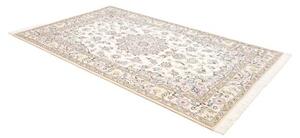 Tappeto Nain 9la Medaglione Floreale Avorio Azzurro 157x254 Cm