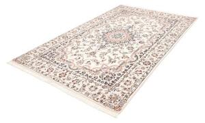 Tappeto Nain 9la Medaglione Floreale Avorio Blu 160x245 Cm