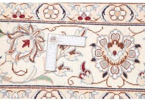 Tappeto Nain 9la Medaglione Floreale Blu Scuro Avorio 154x244 Cm
