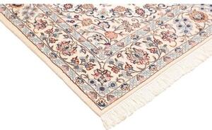 Tappeto Nain 9la Medaglione Floreale Avorio Blu 150x242 Cm