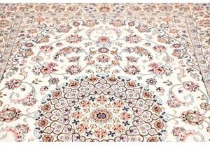 Tappeto Nain 9la Medaglione Floreale Avorio Blu 150x242 Cm