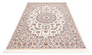 Tappeto Nain 9la Medaglione Floreale Avorio Blu 150x242 Cm