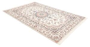 Tappeto Nain 9la Medaglione Floreale Avorio Blu 160x245 Cm