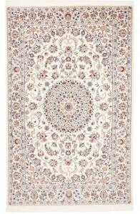 Tappeto Nain 9la Medaglione Floreale Avorio Blu 150x242 Cm
