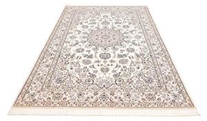 Tappeto Nain 9la Medaglione Floreale Avorio Blu Scuro 170x272 Cm