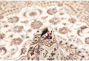 Tappeto Nain 9la Medaglione Floreale Avorio Blu 130x206 Cm