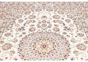 Tappeto Nain 9la Medaglione Floreale Avorio Blu Scuro 158x252 Cm