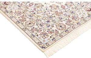 Tappeto Nain 9la Medaglione Floreale Avorio Blu Scuro 158x252 Cm