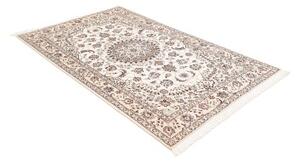 Tappeto Nain 9la Medaglione Floreale Avorio Blu 130x206 Cm