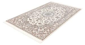 Tappeto Nain 9la Medaglione Floreale Avorio Blu 132x205 Cm