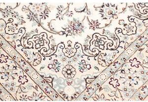 Tappeto Nain 9la Medaglione Floreale Avorio Blu Scuro 138x206 Cm