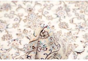 Tappeto Nain 9la Medaglione Floreale Avorio Blu Scuro 138x206 Cm