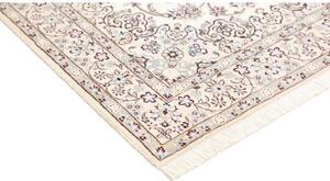 Tappeto Nain 9la Medaglione Floreale Avorio Blu Scuro 138x206 Cm