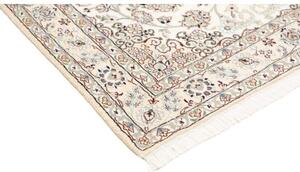 Tappeto Nain 9la Medaglione Floreale Avorio Blu 127x206 Cm