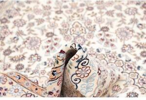 Tappeto Nain 9la Medaglione Floreale Avorio Blu 134x210 Cm