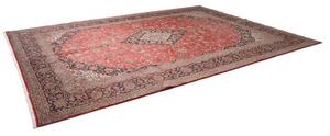 Tappeto Ardakan Medaglione Floreale Rosso Blu Scuro 300x413 Cm