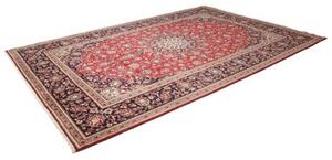 Tappeto Ardakan Medaglione Floreale Rosso Blu Scuro 240x352 Cm