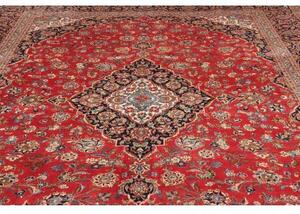 Tappeto Ardakan Medaglione Floreale Rosso Blu Scuro 300x413 Cm