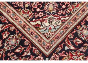 Tappeto Ardakan Medaglione Floreale Rosso Blu Scuro 240x352 Cm
