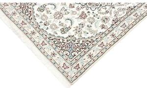 Tappeto Nain 9la Medaglione Floreale Avorio Blu Scuro 102x145 Cm