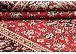 Tappeto Ardakan Medaglione Floreale Rosso Blu Scuro 240x352 Cm