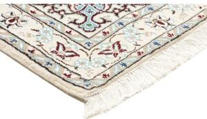 Tappeto Nain 9la Medaglione Floreale Avorio Blu Scuro 102x145 Cm