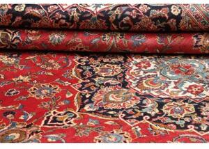 Tappeto Ardakan Medaglione Floreale Rosso Blu Scuro 300x413 Cm